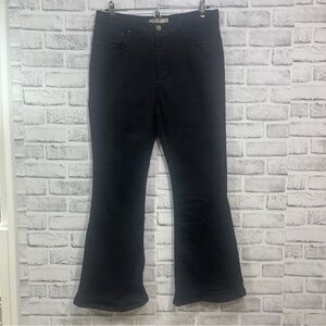 ASOS//Denim Power Stretch Flare Black Jeans 32/28